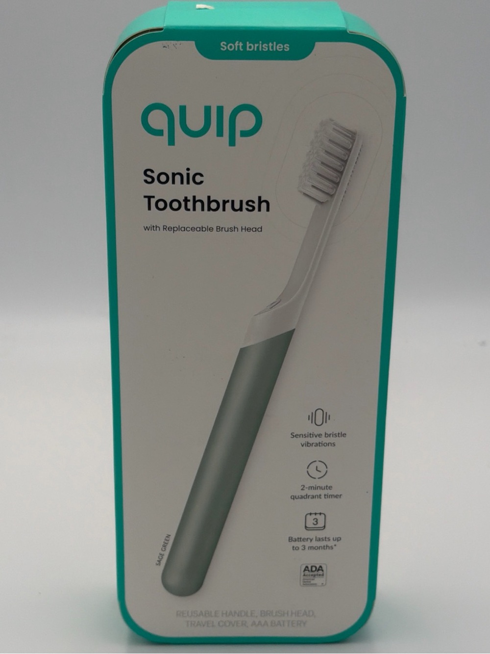 quip Sonic Toothbrush - Seafoam Green